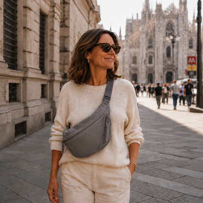 Chiara | Grey Shoulder Bag