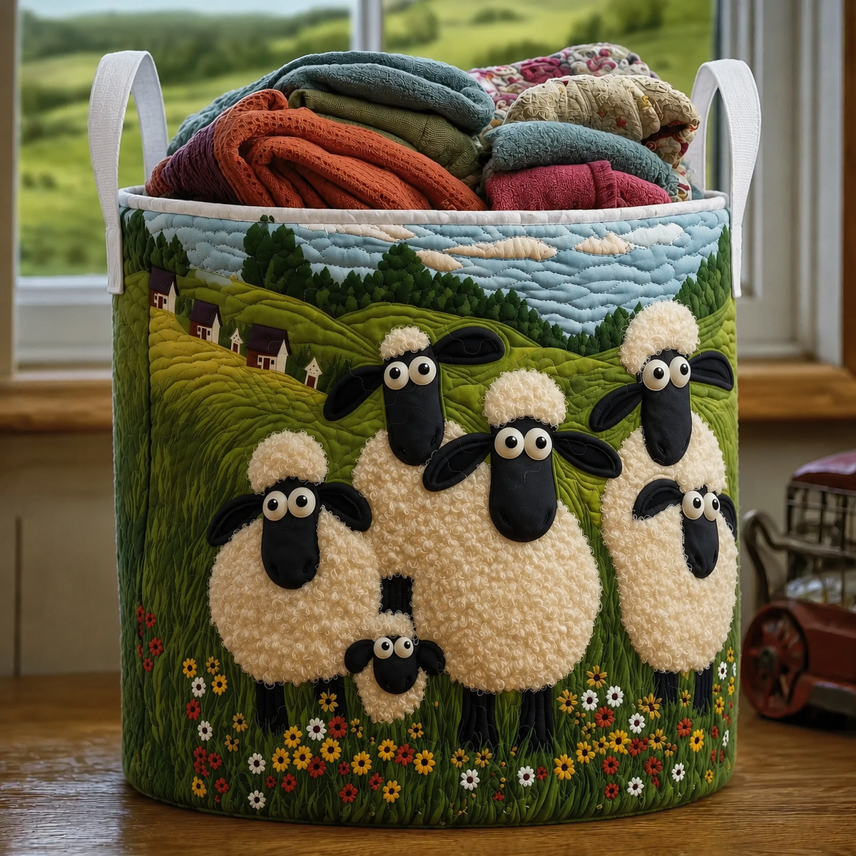 Opale | Hand Quilted Basket