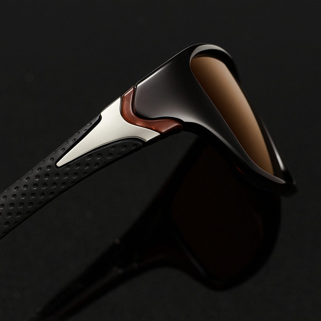 Men's Wraparound Sport Sunglasses with Arm Grips - image 3