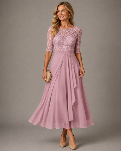 ROSE – THE LACE MIDI DRESS THAT FLATTERS YOUR SILHOUETTE