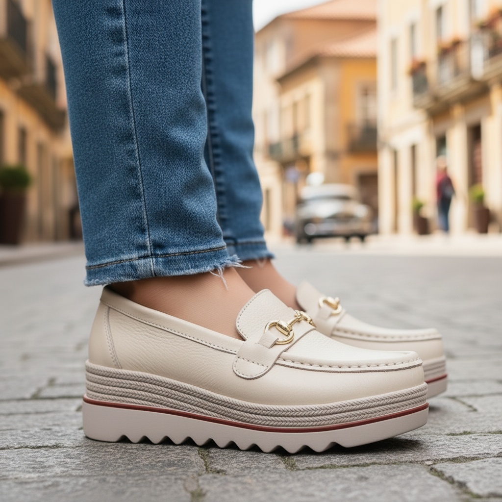 CLEMENS - Lug Sole Clasp Loafers