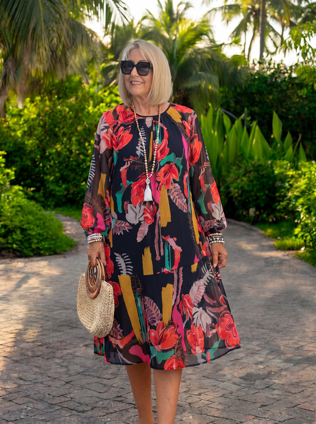 Florida – Elegant Floral Dress