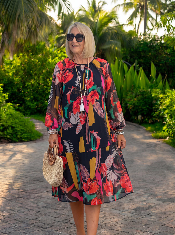 Florida – Elegant Floral Dress