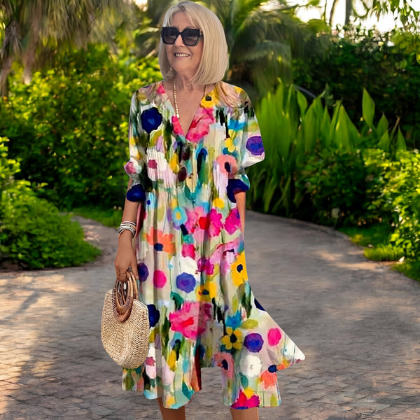 Zariah | Elegant Long Bohemian Style Dress