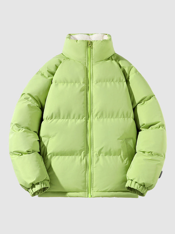 Women's Lined Puffer Jacket - green
