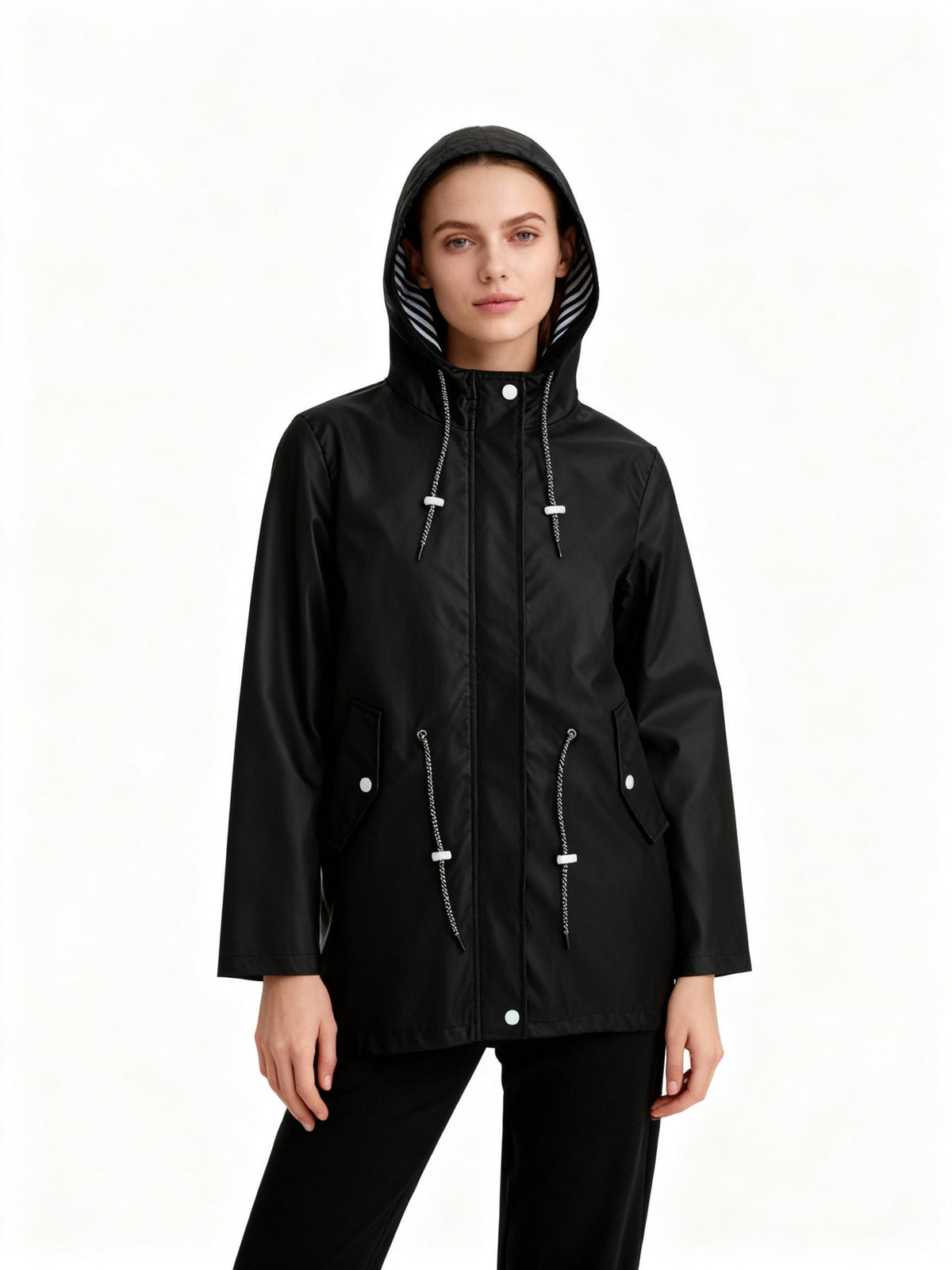 Women's Hooded Rain Jacket - image 4