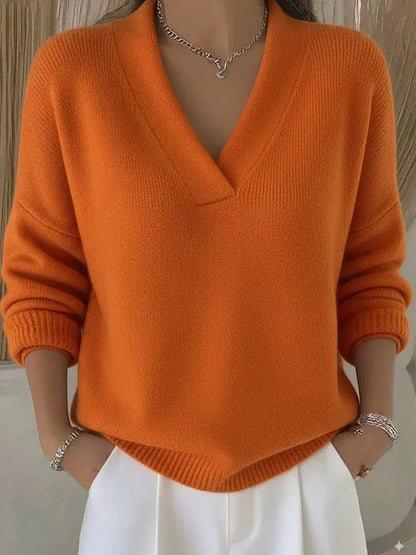 Violeta | Loose Jersey with V-Neck