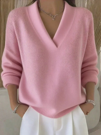 Violeta | Loose Jersey with V-Neck