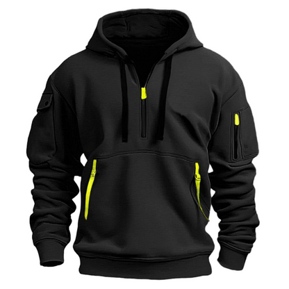 Men's Casual Hoodie with Zip Pockets - image 3