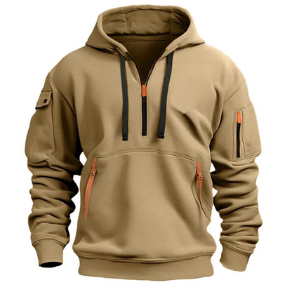Men's Casual Hoodie with Zip Pockets - image 4