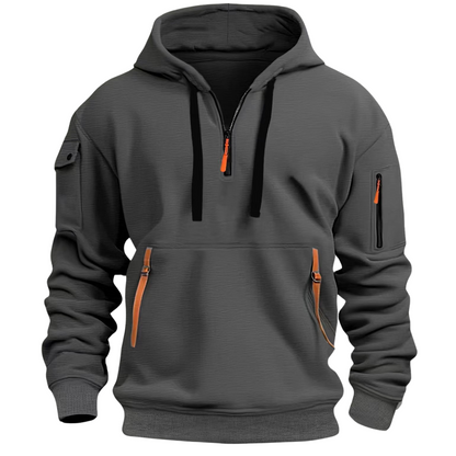 Men's Casual Hoodie with Zip Pockets - image 5