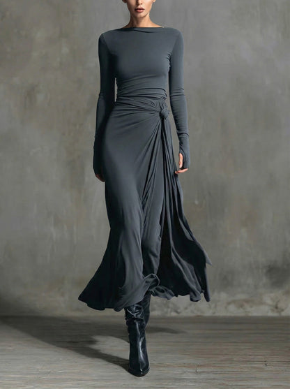 Naomie | Maxi Dress with Side Knot