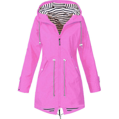 Women's Hooded Mac Raincoat - image 7