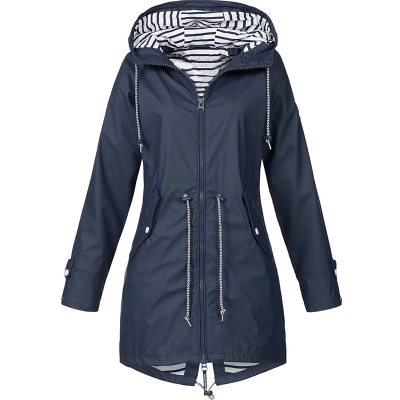 Women's Hooded Mac Raincoat - image 4