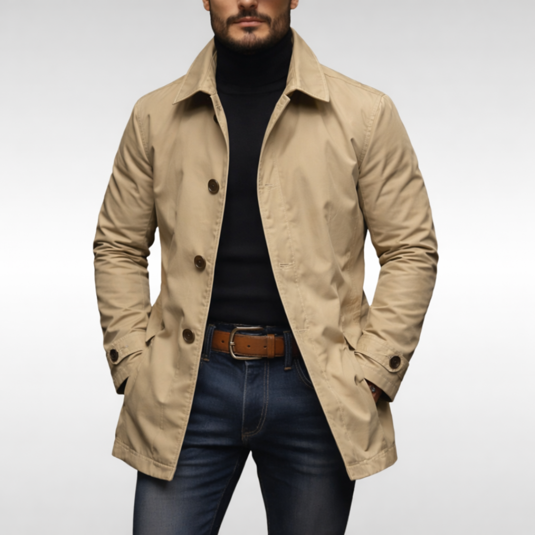 Men's Everyday Winter Coat with Functional Pockets and Cuffs - image 5