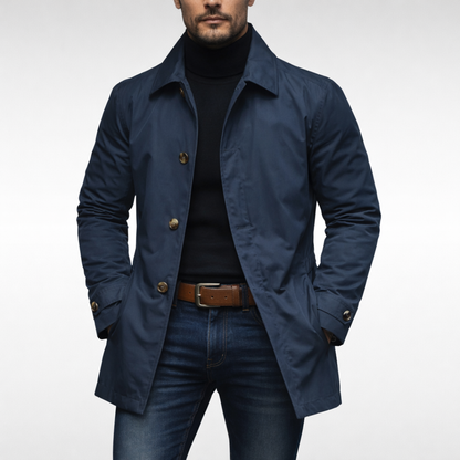 Men's Everyday Winter Coat with Functional Pockets and Cuffs - image 3