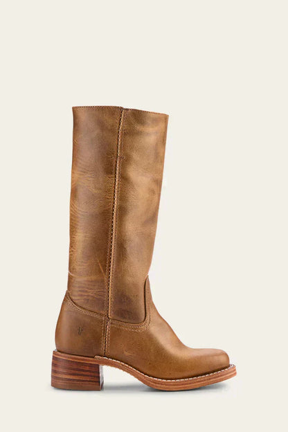 Women's Mid-Calf Boots with Block Heel - image 5