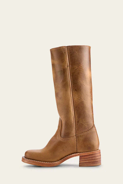 Women's Mid-Calf Boots with Block Heel - image 6