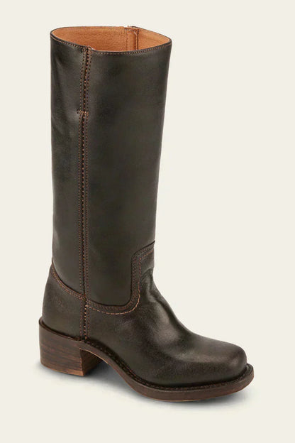 Women's Mid-Calf Boots with Block Heel - image 8