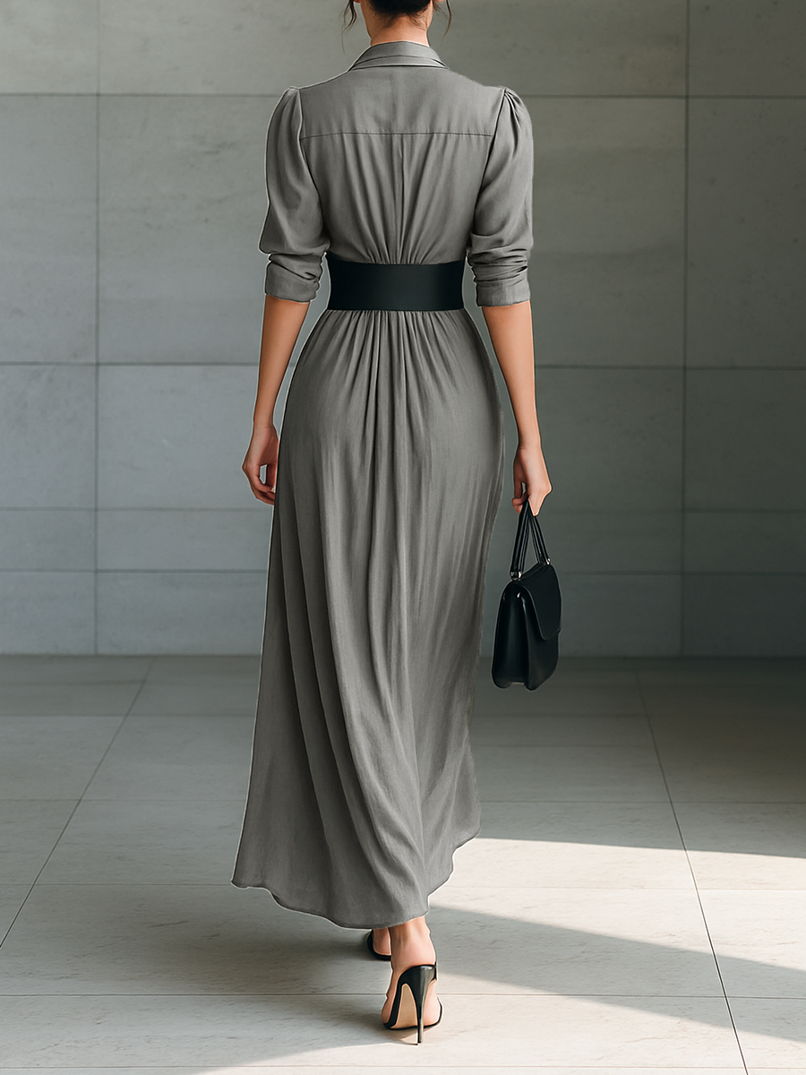Zephyrine | Pleated Maxi Dress