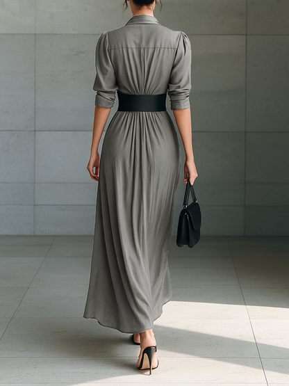 Zephyrine | Pleated Maxi Dress