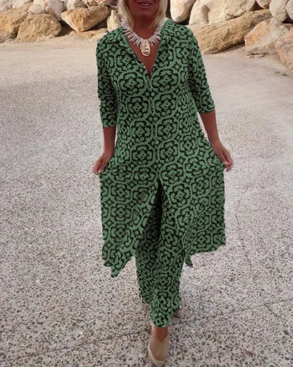 Sara™ | Two-Piece Set with Button Closure