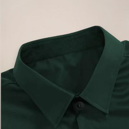 Men's Slim Fit Long Sleeve Shirt - image 9