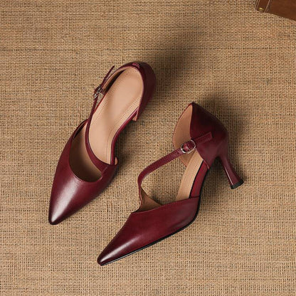 Diana | Elegant Crossover Strap Heels