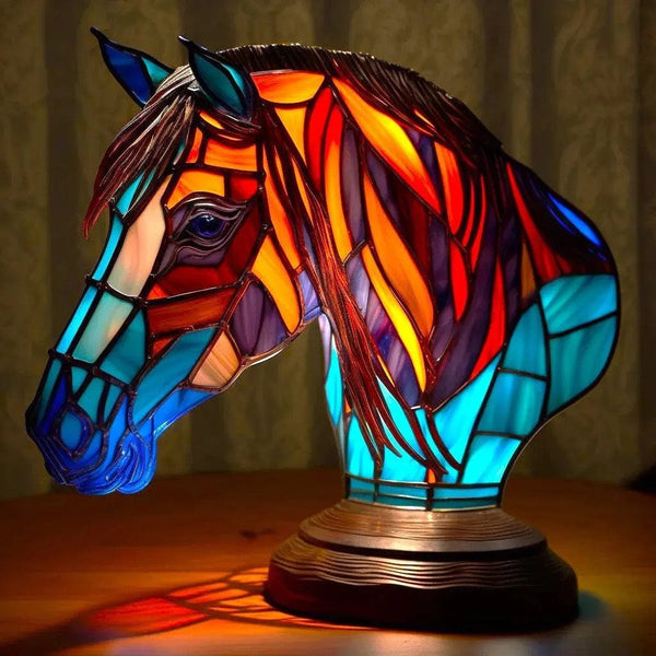 Bella Majestic Glow Horse Lamp