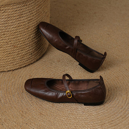 Elaine | Timeless Strap Flats
