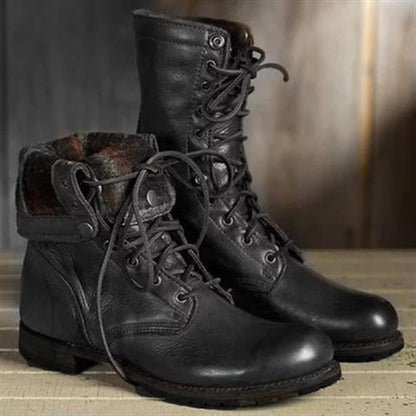 Women's Lace-Up Mid-Calf Boots - image 2