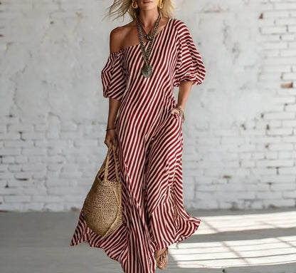 Alexia | Striped Maxi Dress for Women