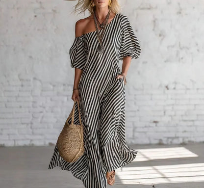 Alexia | Striped Maxi Dress for Women