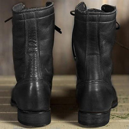 Women's Lace-Up Mid-Calf Boots - image 4