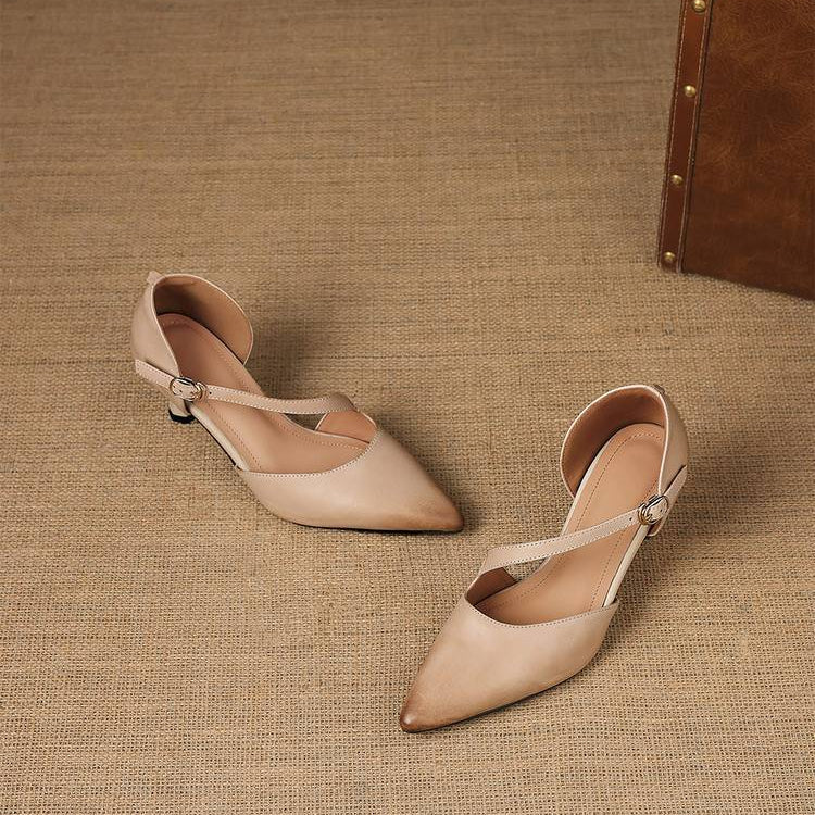 Diana | Elegant Crossover Strap Heels