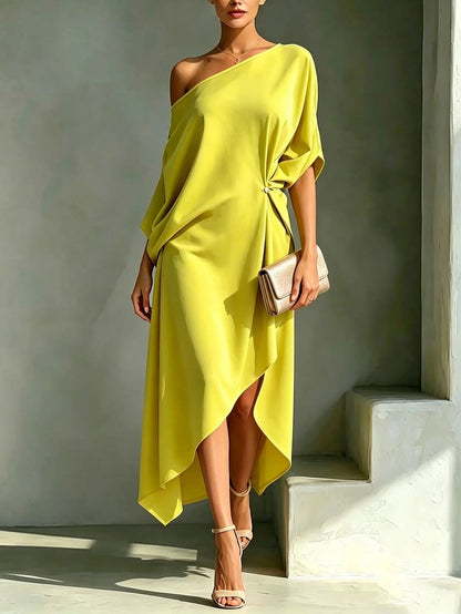 Calla | Elegant Asymmetric Dress for Women