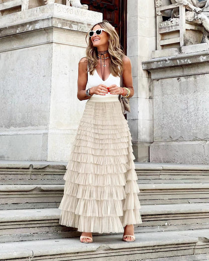 JOAN™ - Elegant Maxi Layered Cake Skirt