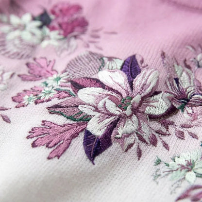 Alba | Floral Jumper with Roll Neck