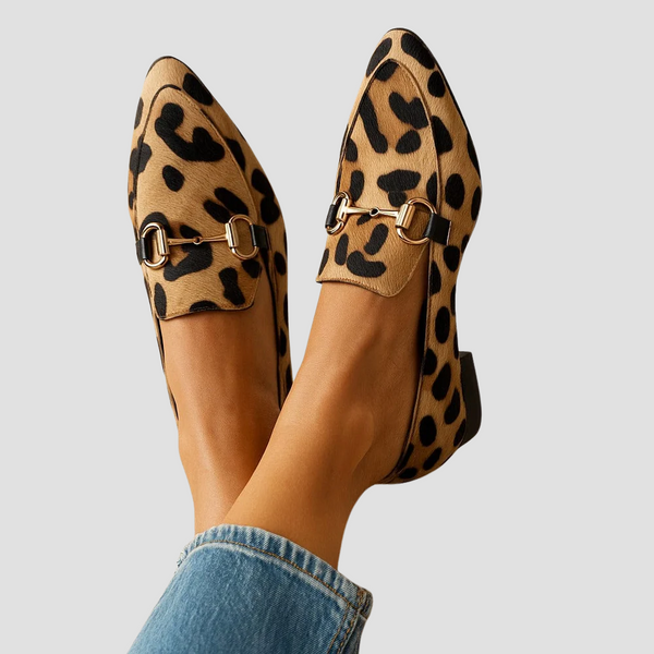JUDITH - Textured Bit Loafers
