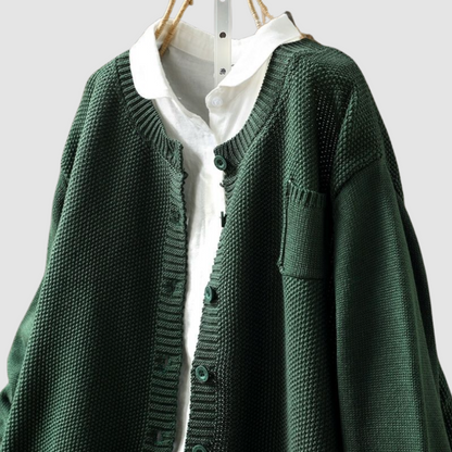 Lavinia | Relaxed Button-Up Cardigan
