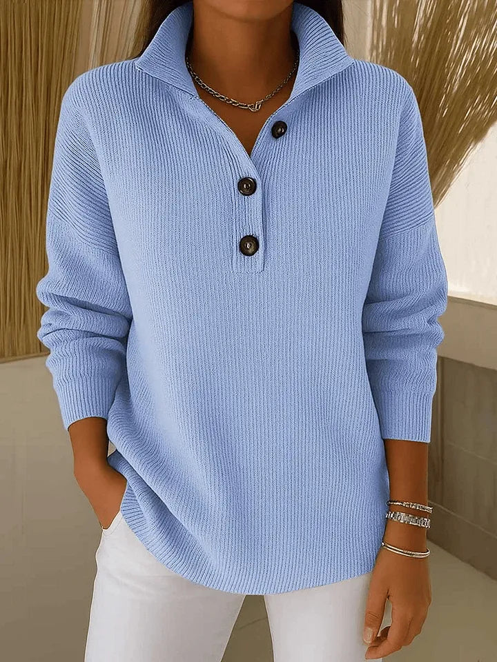 Amparo | Jersey Polo with V-Neck
