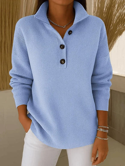 Amparo | Jersey Polo with V-Neck
