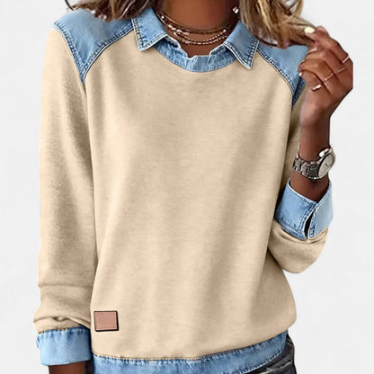 Gloria | Contrast-Panel Jumper