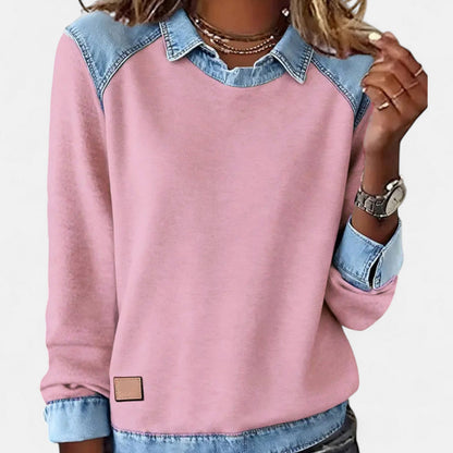 Gloria | Contrast-Panel Jumper