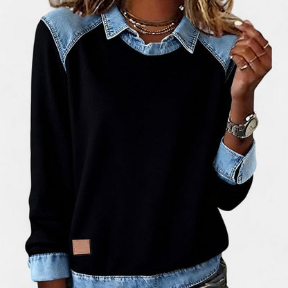 Gloria | Contrast-Panel Jumper