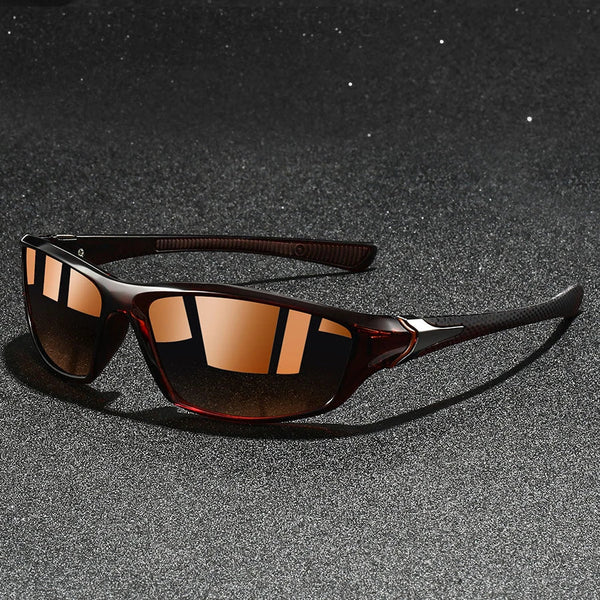 Men's Wraparound Sport Sunglasses with Arm Grips - image 1