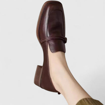 DIXIE - Retro Square-Toe Loafers