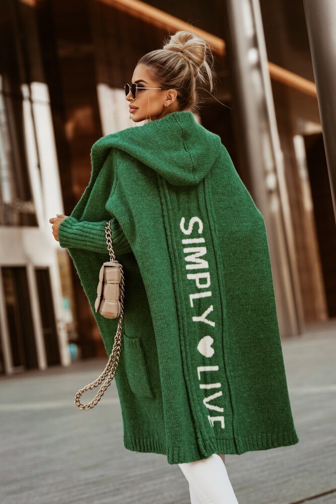 Women's Knee-Length Longline Coat - image 3