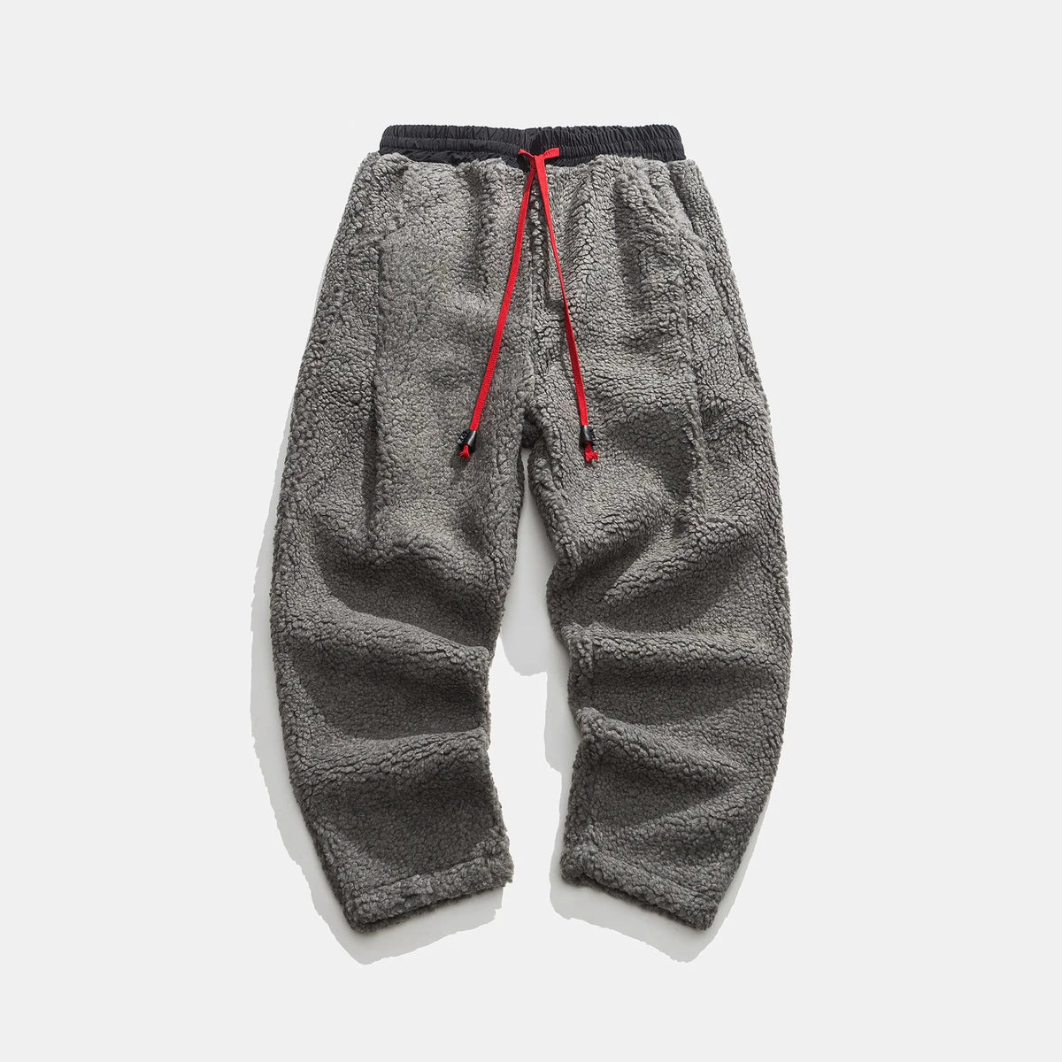 Men's Fleece Look Joggers with Drawstring Waist - image 7