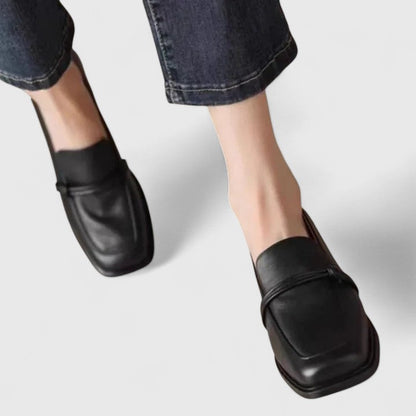 DIXIE - Retro Square-Toe Loafers